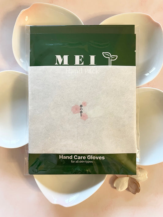 季節限定 桜シリーズ　和紙×抹茶ハンドパックMEI